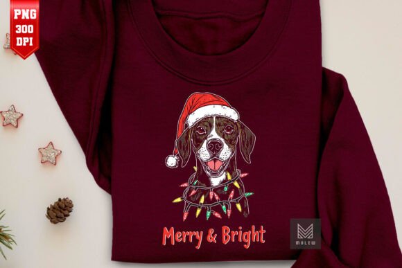 Christmas Beagle Dog Sublimation PNG
