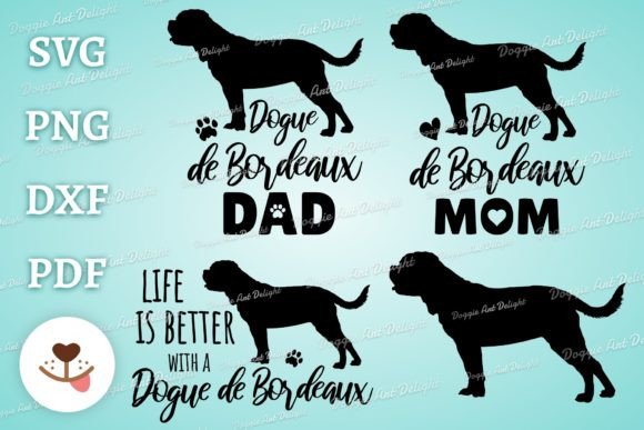 Dogue De Bordeaux Svg Bundle