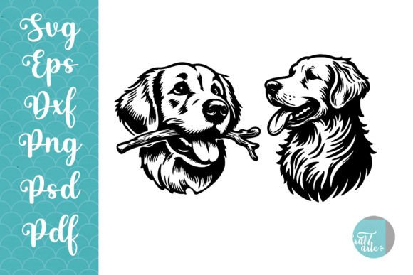 Golden Retriever SVG Bundle