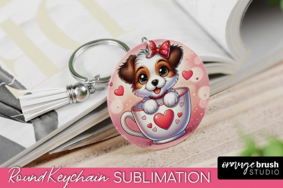 Valentines Day Keychain Sublimation