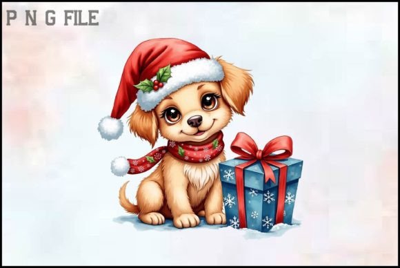 Watercolor Dog Clipart PNG