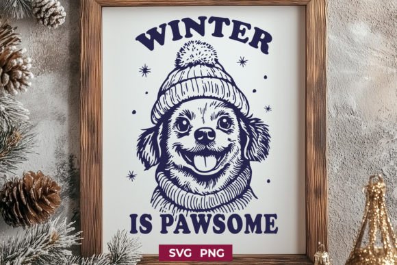 Winter is Pawsome Dog
